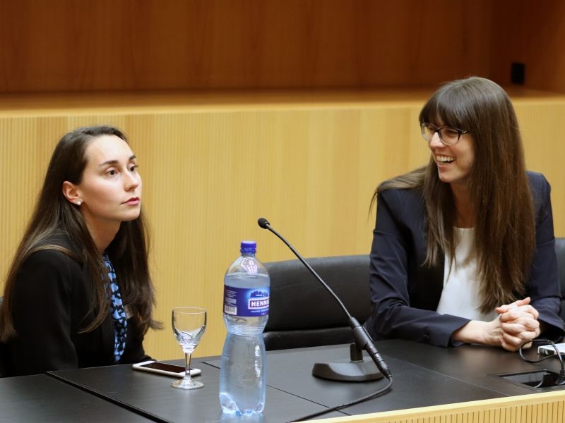 Claudia Vece e Lisa Corti
